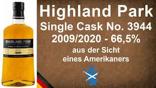 Highland Park Single Cask No. 3944 mit 66,5% Bottled for Kirsch Scotch Verkostung von WhiskyJason