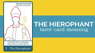 The Hierophant Tarot Card Reading and Meaning