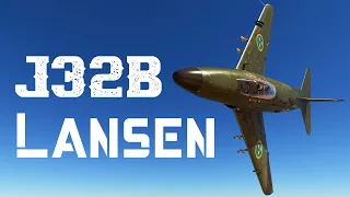 Carrying against MiGs! War Thunder How to fly the J32B Lansen