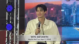 Win Metawin in Manila for 'Under Parallel Skies' mall tour