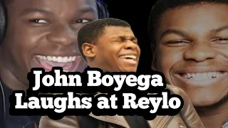 John Boyega Trolls Reylo Fans on Twitter with Star Wars: The Rise of Skywalker Pic