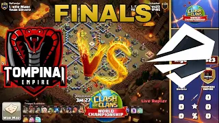 FINALS | Tompinai Empire VS Team Elevate | coc world championship 2021 | coc tournament 2021