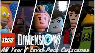 LEGO Dimensions - All Year 1 Level Packs' Cutscenes