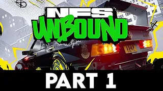 NEED FOR SPEED UNBOUND Gameplay Walkthrough PART 1 [4K 60FPS PC ULTRA] - No Commentary