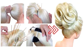 bridal hairstyle tutorial for beginners｜超立體3D線條盤髮｜新娘髮型教學｜wedding hairstyles tutorial