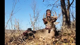 Big Kansas Buck: Public Land DIY Self-Filmed Archery Hunt 2023