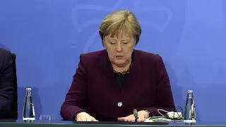 Merkel zum Coronavirus: Sozialkontakte sollen eingestellt werden