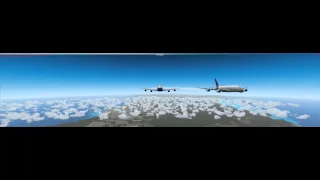 airbus a380 vs Boeing 747 drag race