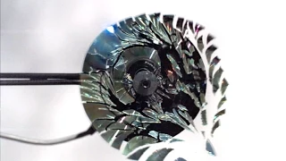 CD Shattering at 170,000FPS! - The Slow Mo Guys