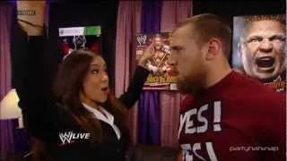 WWE RAW 7/30/12: General Manager AJ Lee - "NO" Chant