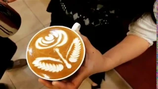 [latteart]라떼아트 장미 만들기♬ 빈포유