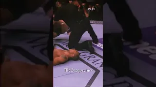 Conor McGregor predicting his KO Backstage