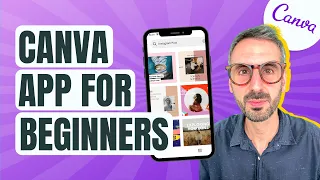 Canva Mobile APP TUTORIAL for NEWBIES: how to use Canva App on mobile to create STUNNING GRAPHICS