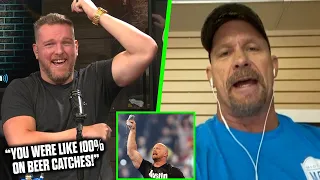 Pat McAfee & Stone Cold Talk All The Beer He Drank In The WWE