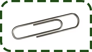 Скрепка из нитинола / Эффект памяти формы / Nitinol paperclip