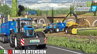 WHEAT SILAGE harvesting and Feeding animals│ITALIA EMILIA EXTENSION│FS 22│4