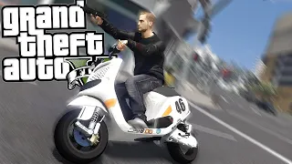 RUBO un PIAGGIO ZIP dai BALLAS "SUPER VELOCE" - Gta 5 Mod Vita Da Gangster⁵ #51