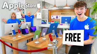 I Opened A FREE Apple Store In My House!