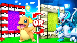 PORTALS Decide Our LUCKY BLOCKS In PIXELMON!