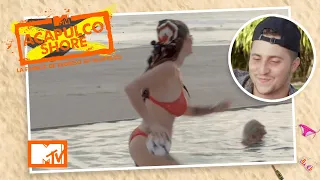 Las cosas SE CALIENTAN entre Nacha y Novinho jugando waterpolo | MTV Acapulco Shore T8