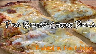 PITA BREAD CHEESE PIZZA | RICHARD IN THE KITCHEN