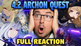 4.2 ARCHON QUEST FULL REACTION | ACT 5 "Masquerade of the Guilty" | Genshin Impact