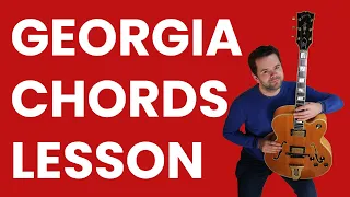 🔴 Georgia on my mind chords lesson🎸