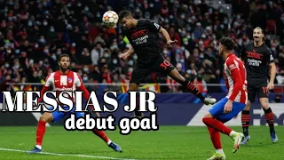 JUNIOR MESSIAS DEBUT • SKILL & GOAL HD • UEFA CHAMPIONS LEAGUE