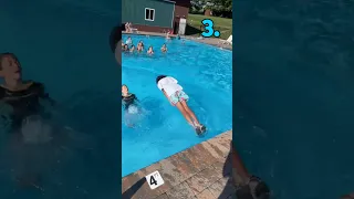 BELLY FLOP COMPETITION!!! 😂