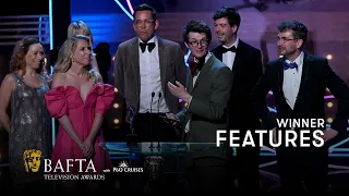 "He's written a bit I can't say" Joe Lycett vs Beckham wins Features | BAFTA TV Awards 2023