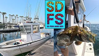 Fishing Los Angeles & Malibu | Deep Water Rockfish with Electric Reel & Lingcod | Spring 23 SDFS