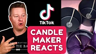 TikTok Candle Making Hacks & Tips (Professional Candle Maker REACTS) | Black Tie Barn