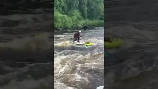 White water paddle board Scotland.