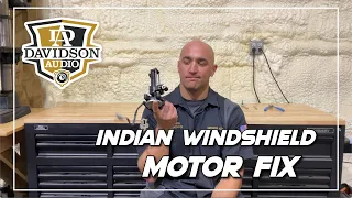 Indian Windshield Motor Fix