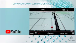 Citroën - Configuración Servicio de Aviso de Radares v.3