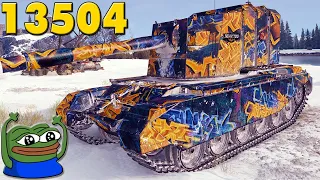 FV4005 Stage II - 13504 DAMAGE - World of Tanks