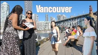 VANCOUVER lifestyle/Grandville Island tour/4K Walk