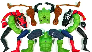 Merakit Mainan Siren Head VS Spiderman VS Captain America VS Hulk Smash Avengers Superhero Toys