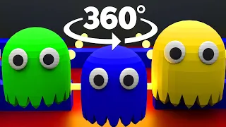 Pac Man 360° Video -  Pac man in 360 VR  4K