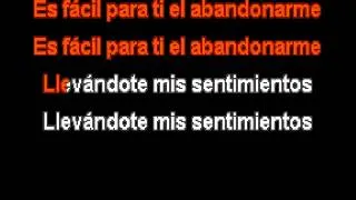 Angeles Azules ft Ximena Sariñana - Mis sentimientos (karaoke)
