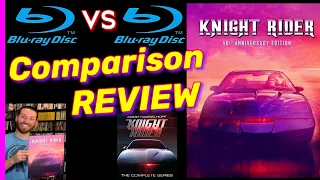 KNIGHT RIDER 40th Anniversary Blu Ray Review TV Series Image Comparisons Analysis & Unboxing Turbine
