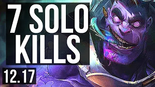 DR. MUNDO vs ZAC (TOP) | 7 solo kills | EUW Master | 12.17