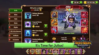 Buffing Up Julius! — Hero Wars: Dominion Era