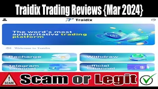 Traidix Trading Reviews (Mar 2024) Is This Site Scam Or Legit? Find Out | Watch Video | Scam Expert