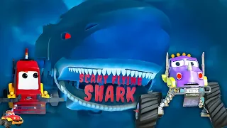 Scary Flying Shark & More Kids Songs with Monster Truck Dan