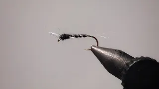 Simple midge fly tying tutorial