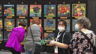 Crowds pack Houston's convention center for Quilt Festival
