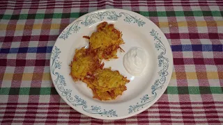 Crispy potato dumplings, a quick recipe for delicious potato dumplings. Dumplings with sour cream