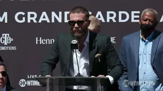 Caleb Plant trash talking Canelo