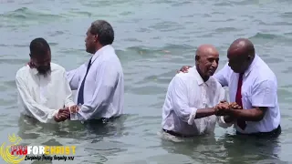 159 New Souls went into the Water of Baptism@ Tusbaba Beach. Madang District for Christ 2024